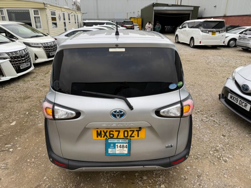 2018 Toyota Sienta 1.5 Hybrid Automatic – Manchester Taxi / Private Hire Ready – 7 Seats