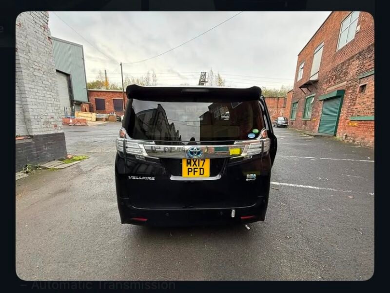 2017 Toyota Vellfire 2.5 Hybrid E-Four 4WD Automatic – Used Hybrid Car for Sale in Manchester